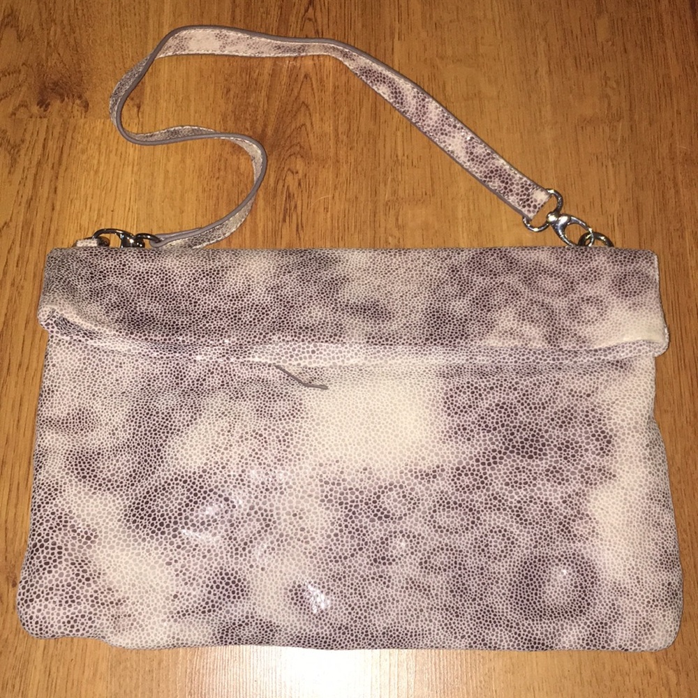 Kate Landry Snake Animal Print Leather Purse